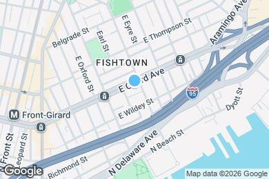 Map image of the property - 450 E Girard Ave