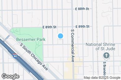 Map image of the property - 8946 S Exchange Ave