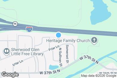 Map image of the property - 1325 W Nottingham Cir