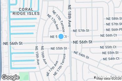 Map image of the property - 1711 NE 56th St