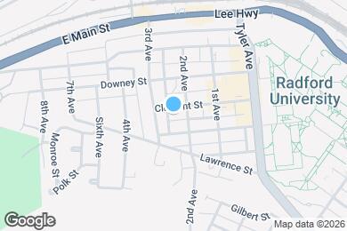 Map image of the property - 1205 Clement St