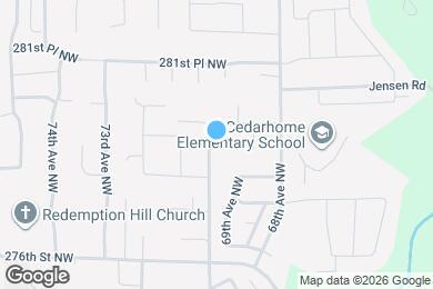 Map image of the property - 27901 70th Ave NW