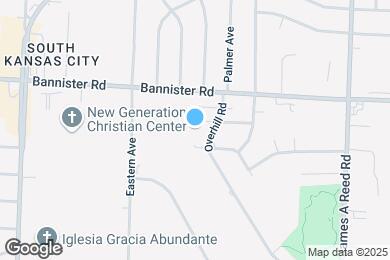 Map image of the property - 7601 E 95th Ter