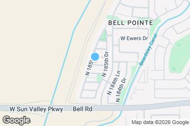 Map image of the property - 18554 W Mariposa Dr
