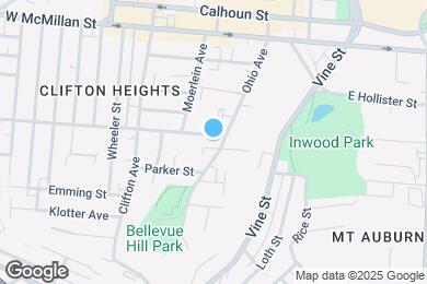 Map image of the property - 2325 Ohio Ave