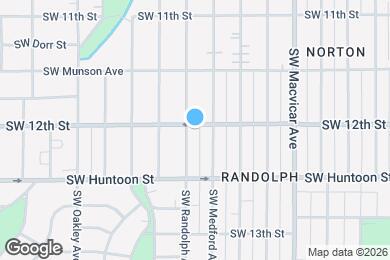 Map image of the property - 2615 SW 12th St