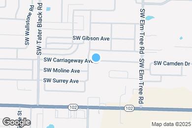 Map image of the property - 3605 SW Carriageway Ave