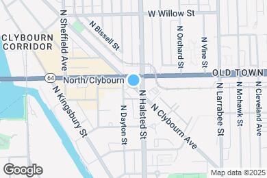 Map image of the property - 1586 N Clybourn Ave
