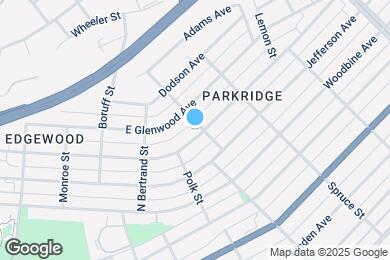 Map image of the property - 2055 Washington Ave