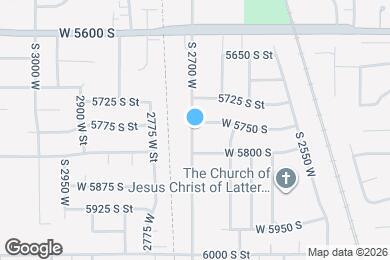 Map image of the property - 5760 S 2700 W