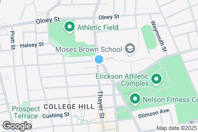 Map image of the property - 373 Thayer St