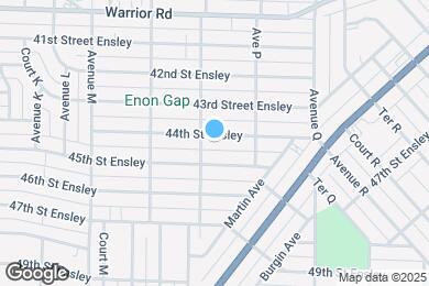 Map image of the property - 1509 44th St Ensley