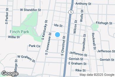 Map image of the property - 215 Colorado St