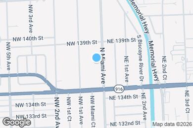 Map image of the property - 13700 N Miami Ave