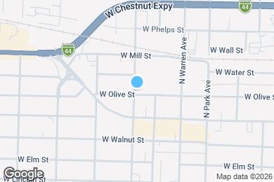 Map image of the property - 2427 W Olive St