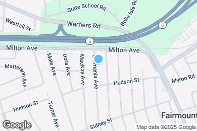 Map image of the property - 326 Germania Ave