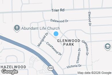 Map image of the property - 3608 Kirkfield Dr