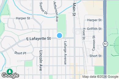 Map image of the property - 1240 Jefferson Ave
