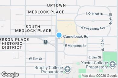 Map image of the property - One Camelback