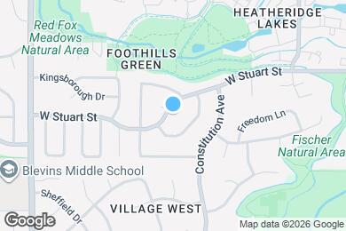 Map image of the property - 1725 W Stuart St