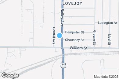Map image of the property - 1150 Bailey Ave