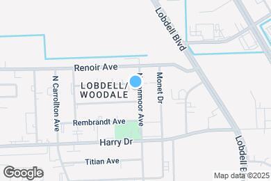 Map image of the property - 1077 N Donmoor Ave