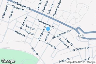 Map image of the property - 1203 Walnut St