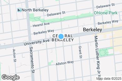 Map image of the property - 1698 University Ave