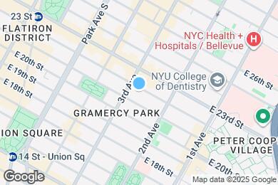 Map image of the property - 210 E 22nd St