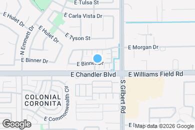 Map image of the property - 2873 E Binner Dr