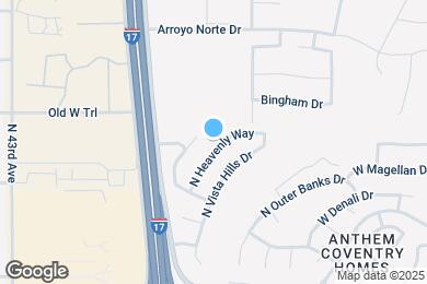 Map image of the property - 43330 N Heavenly Way