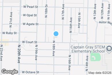 Map image of the property - 1511 N 18th Ave