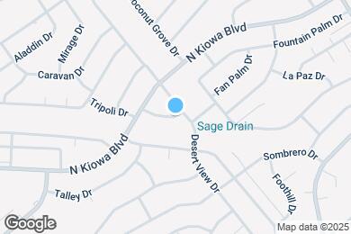 Map image of the property - 3188 Desert Dr
