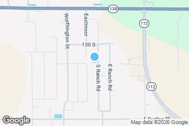 Map image of the property - 168 S Ranch Rd