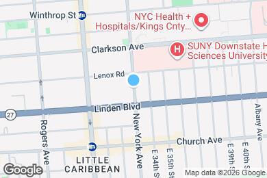 Map image of the property - 824 E New York Ave