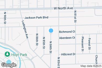 Map image of the property - 2121 N 84th St