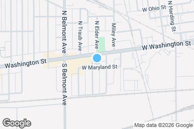 Map image of the property - 1840 W Maryland St