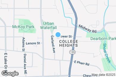 Map image of the property - 121 Brower Street