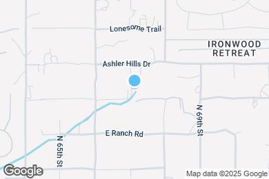 Map image of the property - 6708 E Calle de Las Estrellas Rd