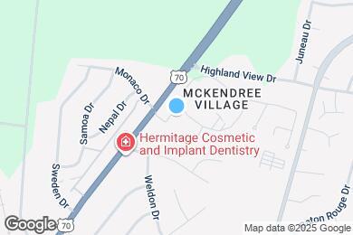 Map image of the property - Hermitage Senior Living