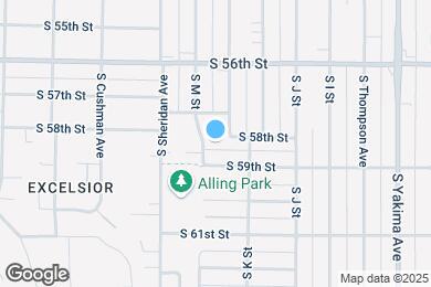 Map image of the property - 5825 S M St