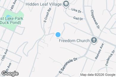 Map image of the property - 3392 Shadowlawn Dr