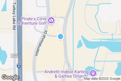 Map image of the property - Furnished Studio-Orlando - Convention Ctr - Int'l Drive Area