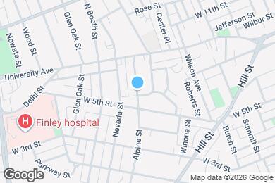 Map image of the property - 622 Alpine St