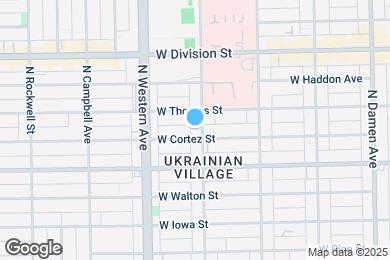 Map image of the property - 1042 N Oakley Blvd