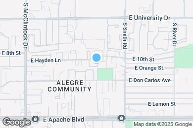 Map image of the property - 1925 E Hayden Ln