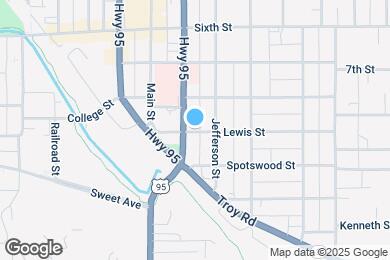 Map image of the property - 828 S Jefferson St