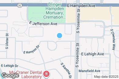 Map image of the property - 8679 E Kenyon Ave