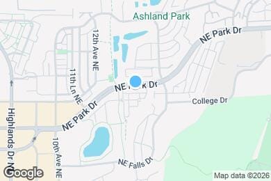Map image of the property - 1411 NE Park Dr