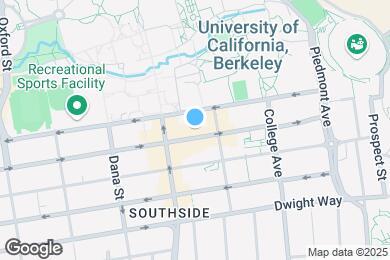 Map image of the property - 2525 Durant Ave